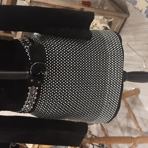 French connection rihnstones skirt